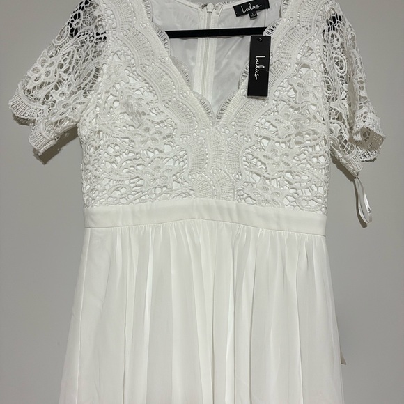 Lulu's White Lace Dress - Picture 11 of 15